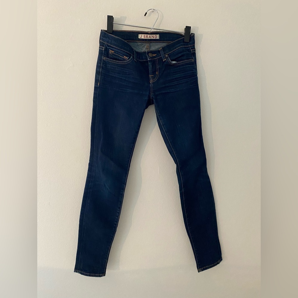 J Brand Dark Wash Skinny Jeans